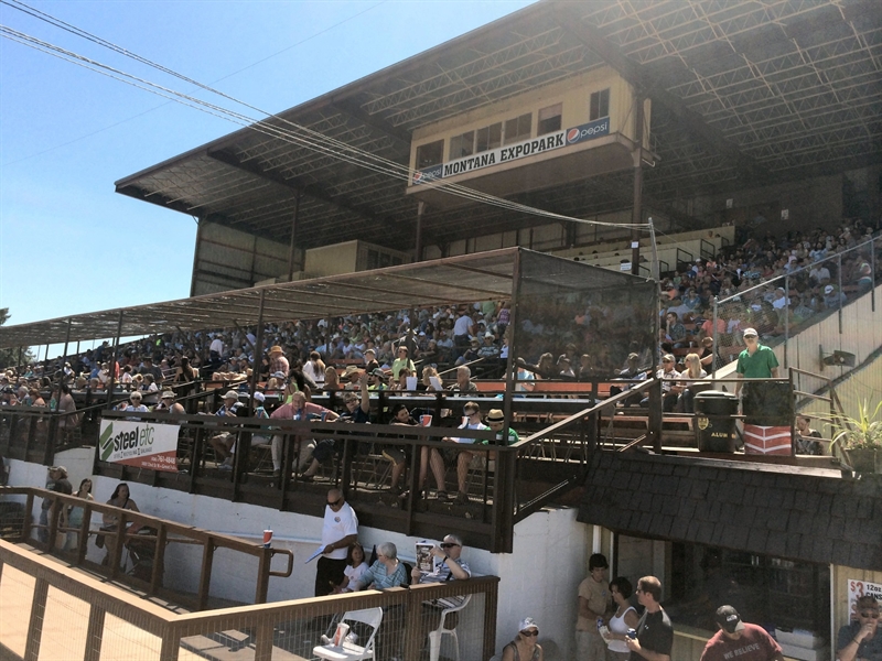 The Old Grand Stands at Great Falls State Fair